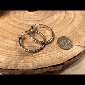 Brighton Sterling silver hoop earrings